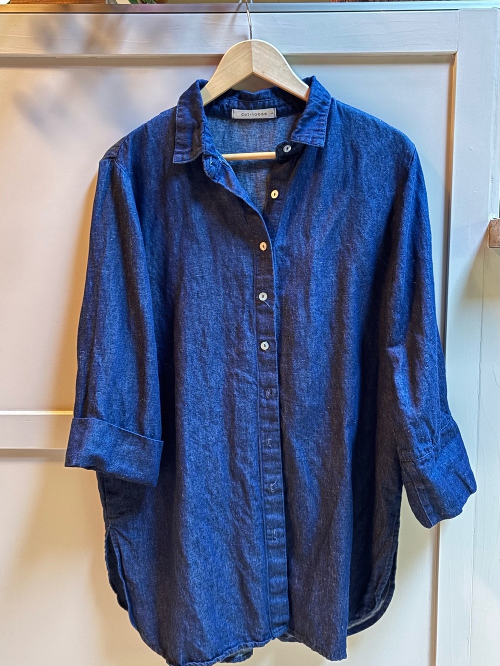 Cut Loose Flax Denim Overshirt